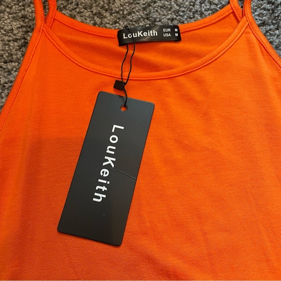 NWT! Orange LouKeith Tank Top - Picture 4 of 8